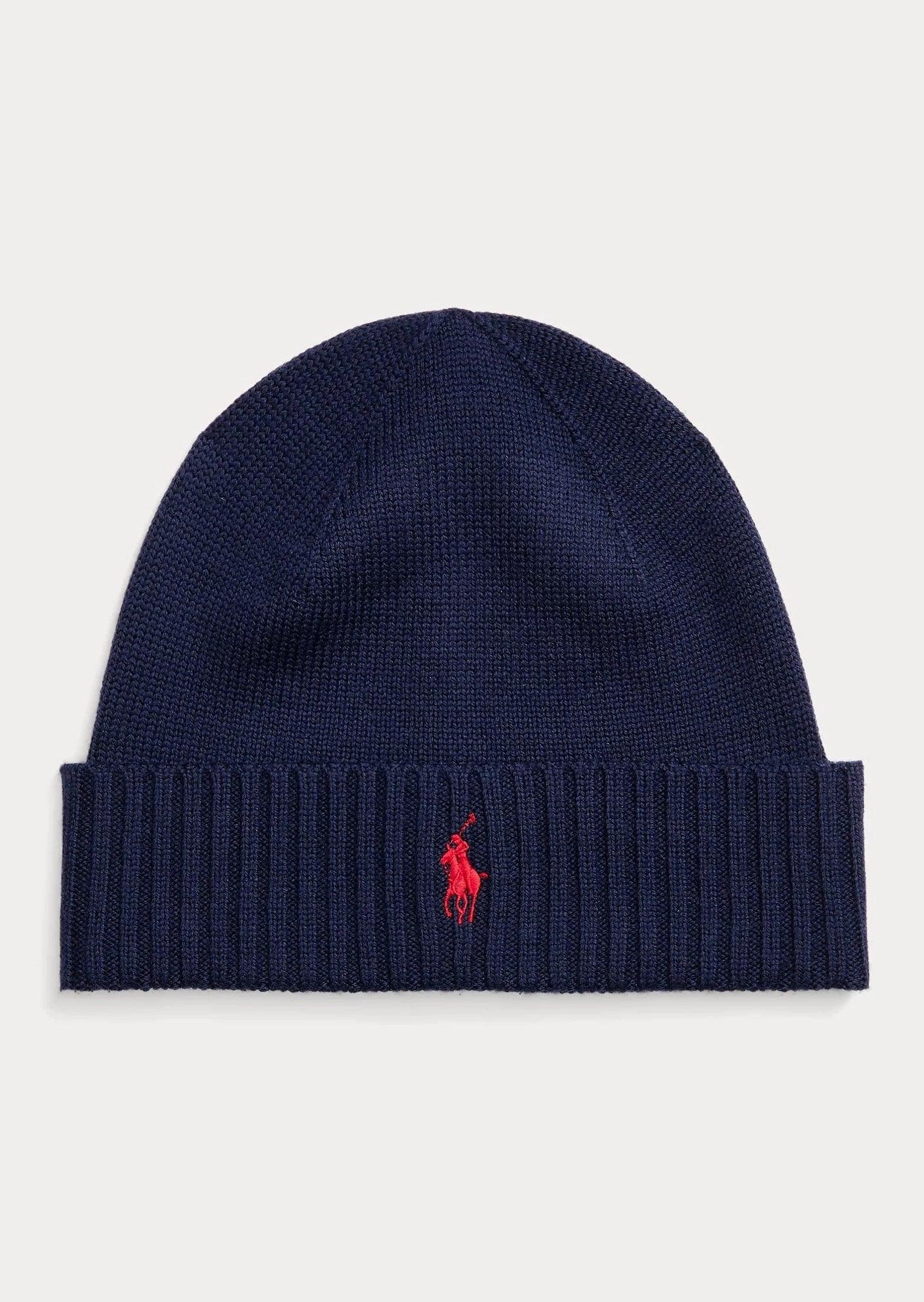 Bonnet unisexe Ralph Lauren marine | Georgespaul