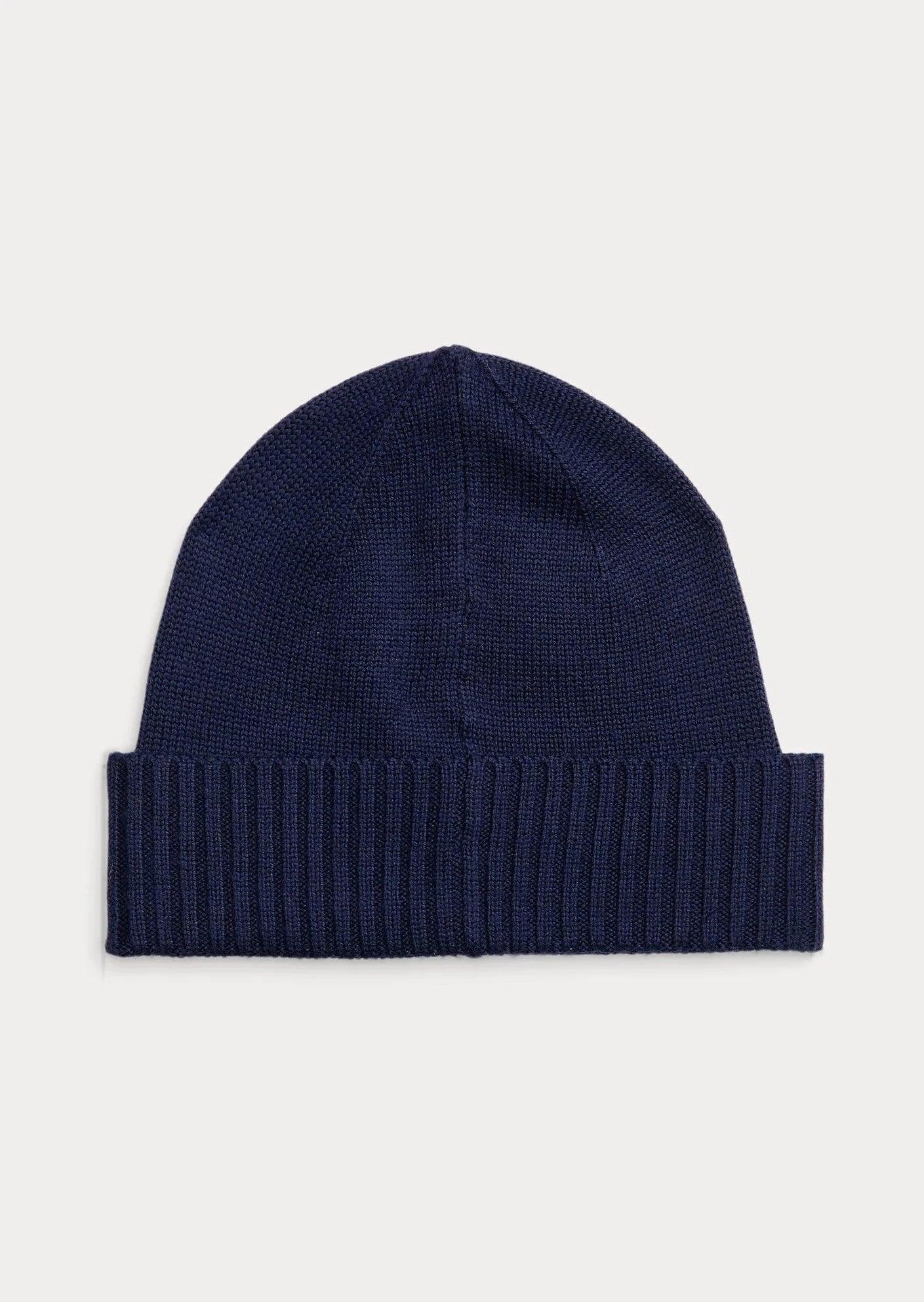 Bonnet unisexe Ralph Lauren marine | Georgespaul