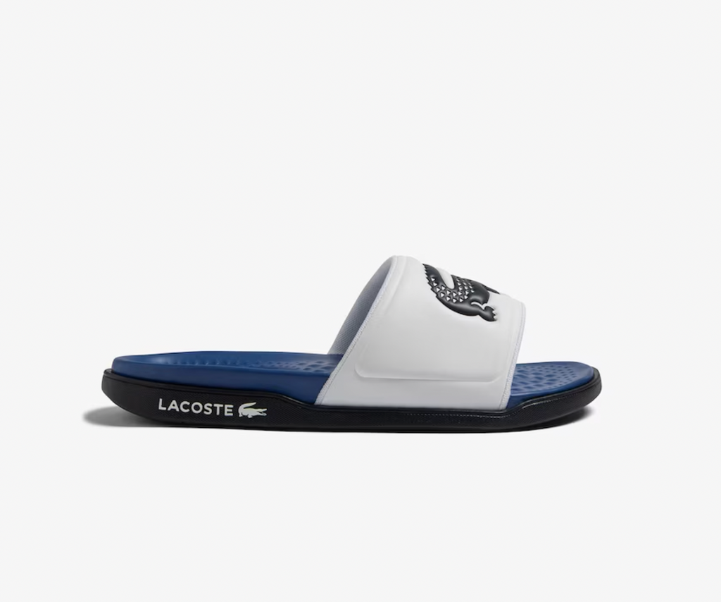 Claquettes Lacoste blanches I Georgespaul