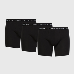 Lot boxers Tommy Hilfiger noir en coton bio pour homme | Georgespaul