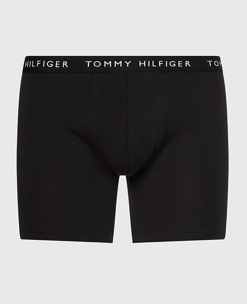 Lot boxers Tommy Hilfiger noir en coton bio pour homme | Georgespaul