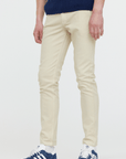 Pantalon chino Lee Cooper beige en coton - Georgespaul