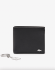 Coffret petit portefeuille et porte-clés Lacoste noir I Georgespaul