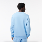 Afbeelding in Gallery-weergave laden, Sweat col rond Lacoste bleu clair pour homme I Georgespaul
