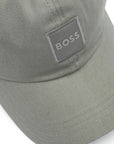 Casquette BOSS grise en coton unisexe | Georgespaul