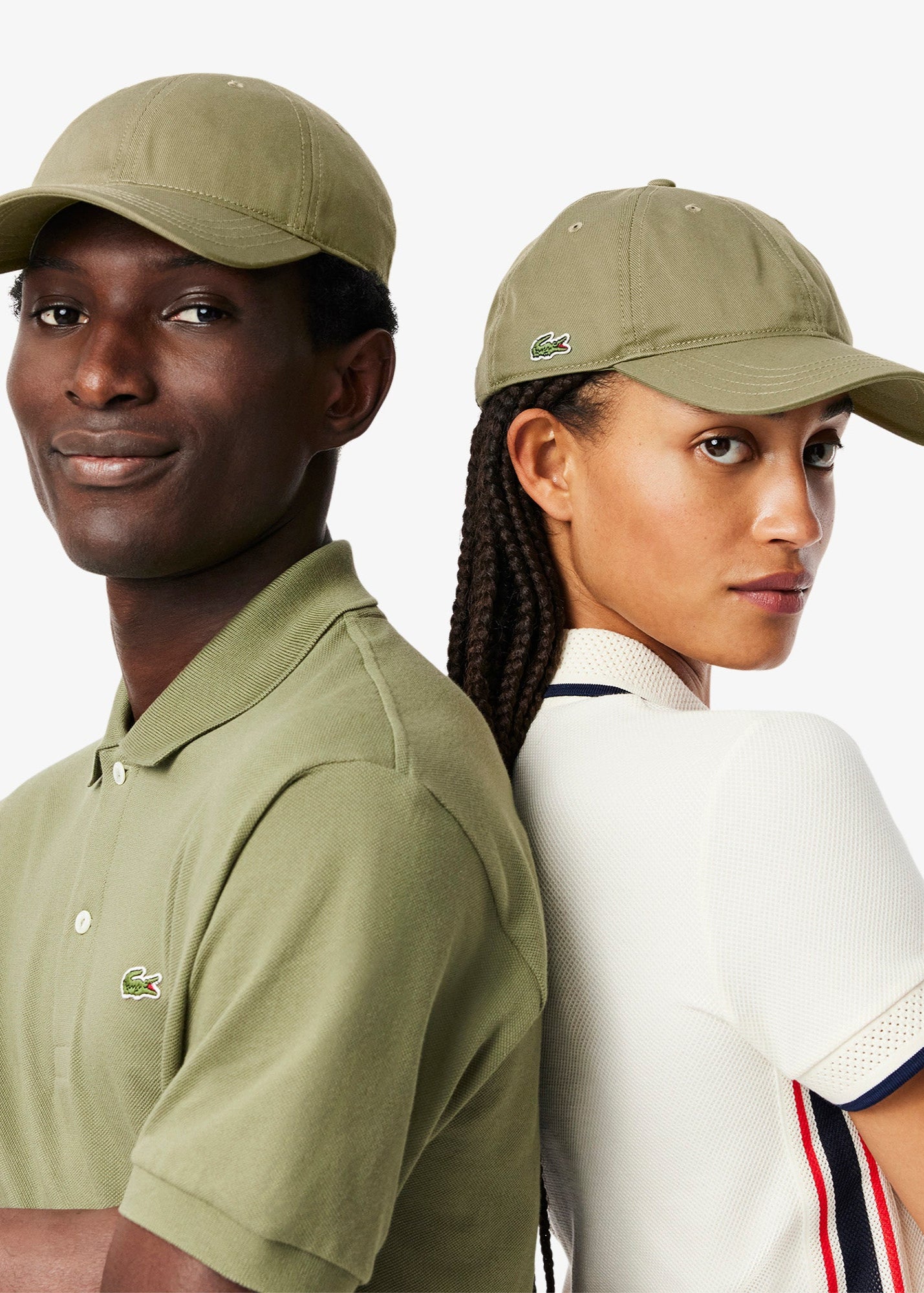 Casquette Lacoste kaki pour homme et femme | Georgespaul