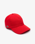 Casquette unisexe Lacoste rouge | Georgespaul     