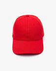 Casquette unisexe Lacoste rouge | Georgespaul     