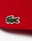 Casquette unisexe Lacoste rouge | Georgespaul     