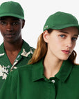 Casquette unisexe Lacoste verte unisexe | Georgespaul