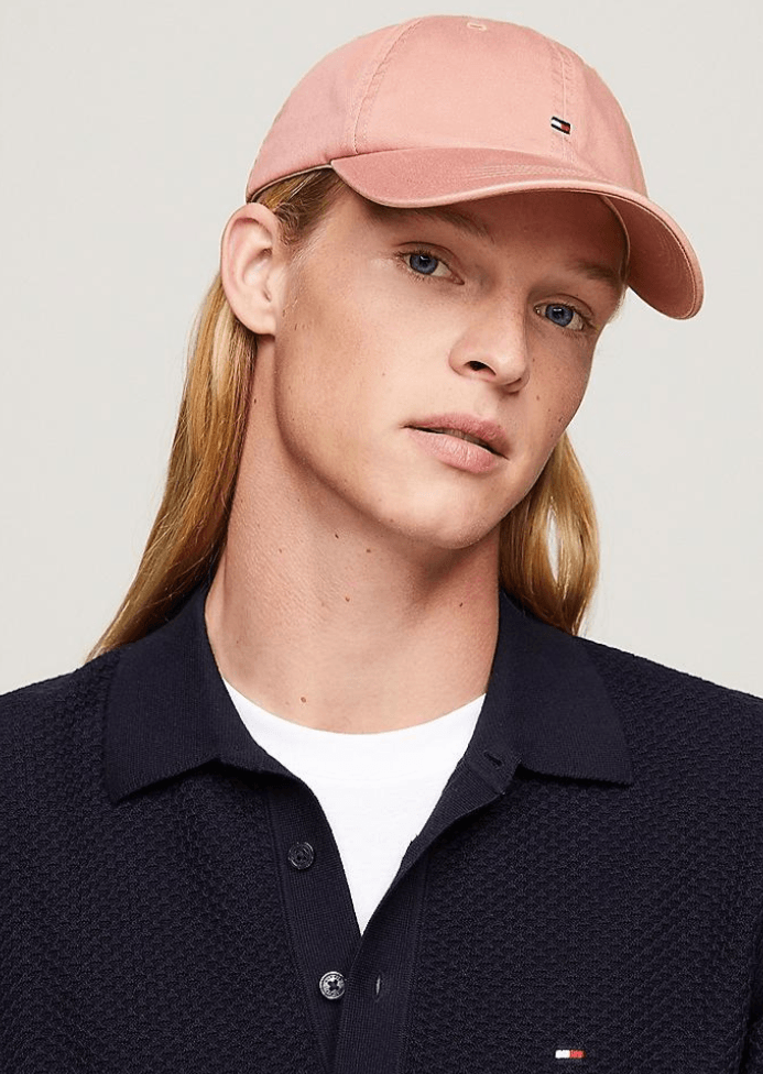 Casquette unisexe Tommy Hilfiger rose - Georgespaul