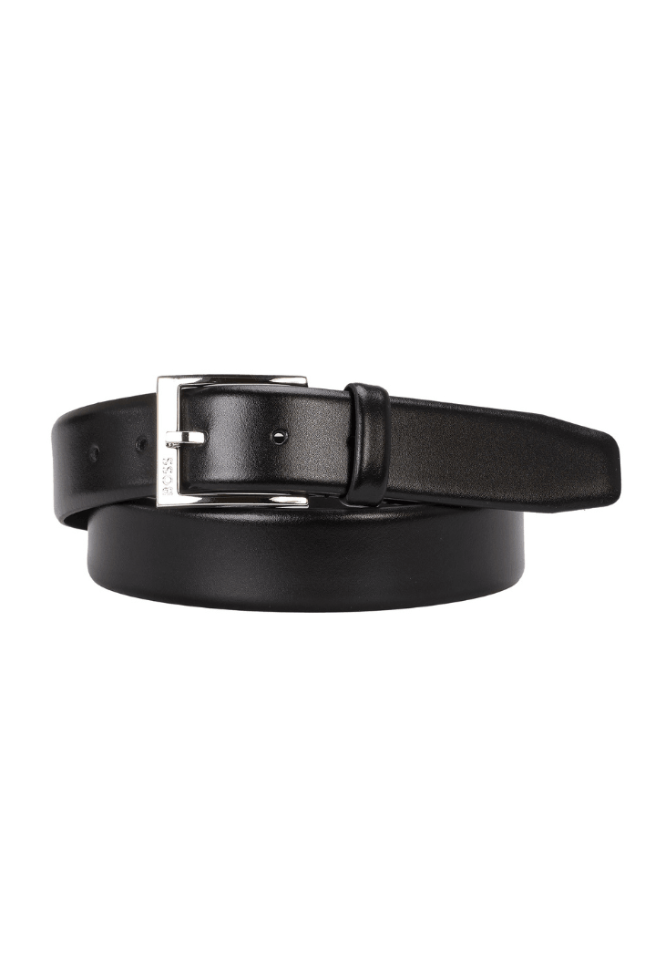 Ceinture BOSS noire en cuir - Georgespaul