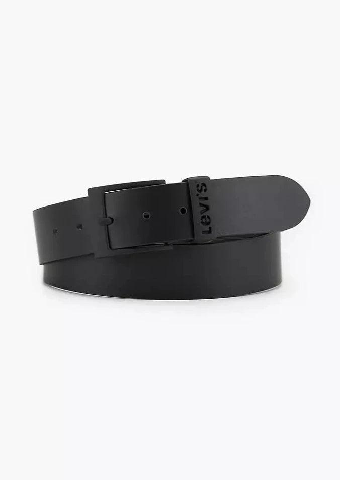 Ceinture Levi's® noire en cuir - Georgespaul