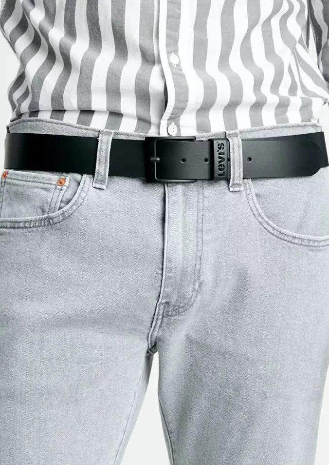 Ceinture Levi's® noire en cuir - Georgespaul