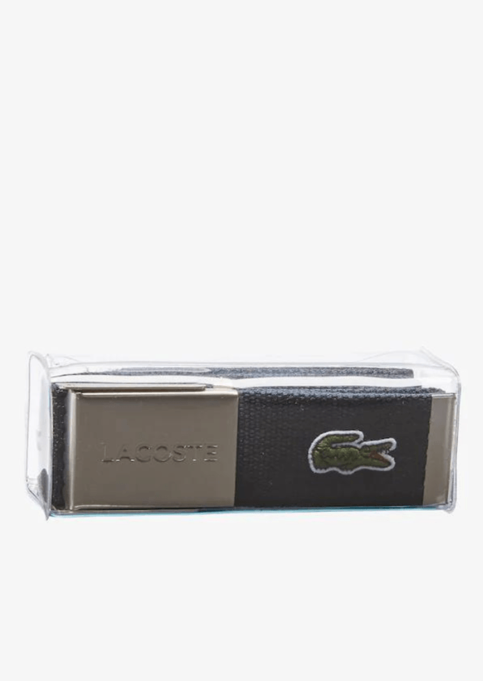 Ceinture tissée Lacoste marine - Georgespaul