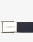 Ceinture tissée Lacoste marine - Georgespaul