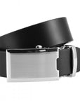 Ceinture automatique Lindenmann noire en cuir - Georgespaul