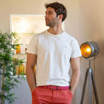 Charger l&#39;image dans la galerie, Ceinture tressée Billybelt rose homme en cuir I Georgespaul
