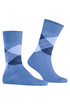 Chaussettes Manchester Burlington bleues - Georgespaul