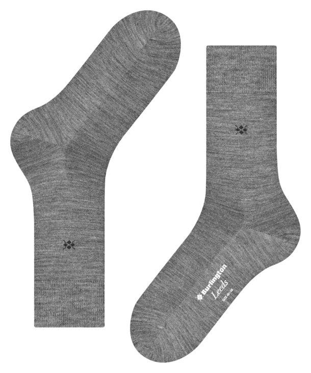 Chaussettes hautes Burlington gris foncé - Georgespaul