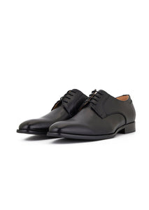 Chaussures homme Simon Digel noires en cuir | Georgespaul