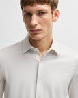 Chemise BOSS beige pour homme | Georgespaul        