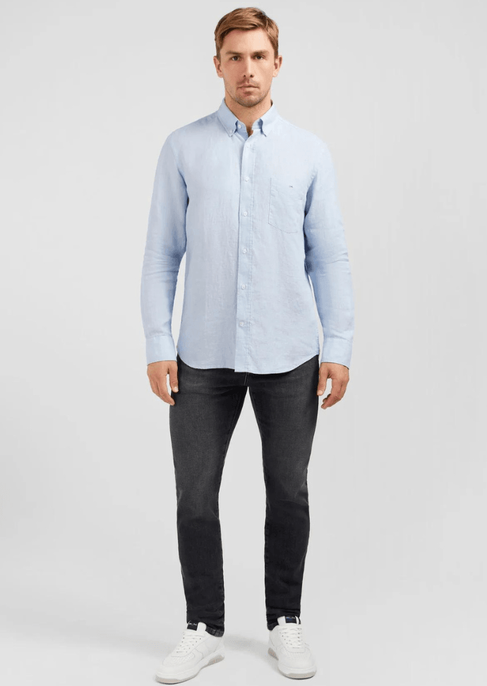 Chemise Eden Park bleue - Georgespaul