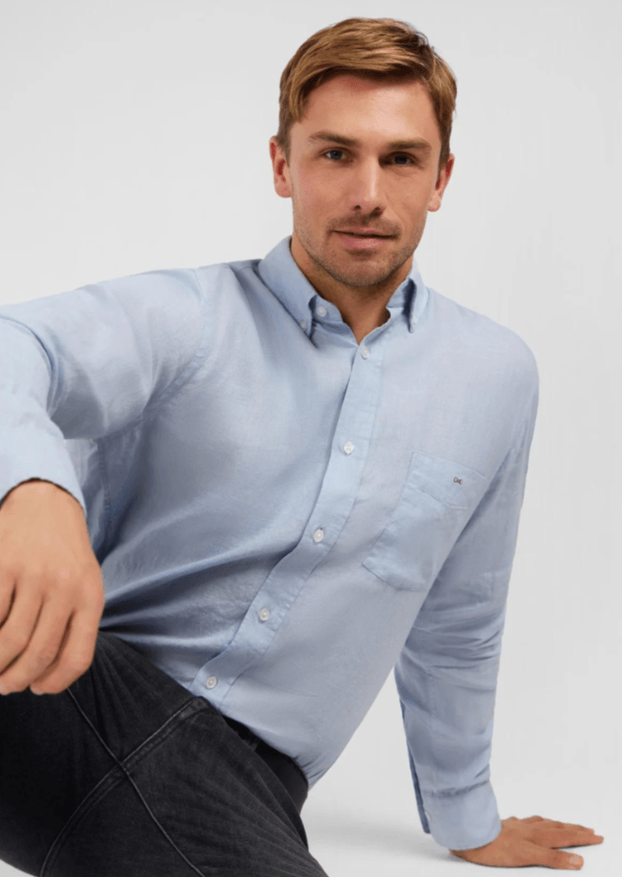 Chemise Eden Park bleue - Georgespaul