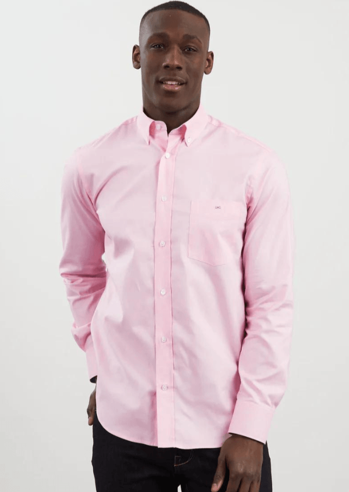 Chemise Eden Park rose - Georgespaul