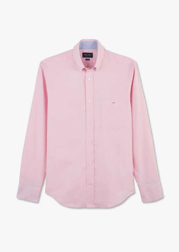 Chemise Eden Park rose - Georgespaul