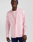 Chemise Eden Park rose pour homme en coton | Georgespaul