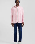 Chemise Eden Park rose pour homme en coton | Georgespaul