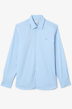 Charger l&#39;image dans la galerie, Chemise Lacoste bleu clair en coton stretch
