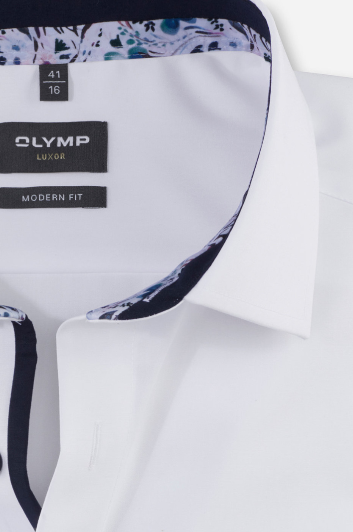 Chemise Luxor OLYMP droite blanche