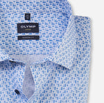 Afbeelding in Gallery-weergave laden, Chemise Luxor OLYMP droite bleue pour homme I Georgespaul
