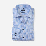 Afbeelding in Gallery-weergave laden, Chemise Luxor OLYMP droite bleue pour homme I Georgespaul
