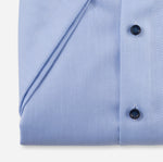 Afbeelding in Gallery-weergave laden, Chemise Luxor OLYMP droite bleue en coton pour homme I Georgespaul
