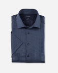 Chemise manches courtes OLYMP marine - Georgespaul