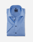 Chemise manches courtes OLYMP bleue - Georgespaul