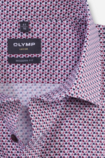 Charger l&#39;image dans la galerie, Chemise OLYMP droite rouge en coton stretch

