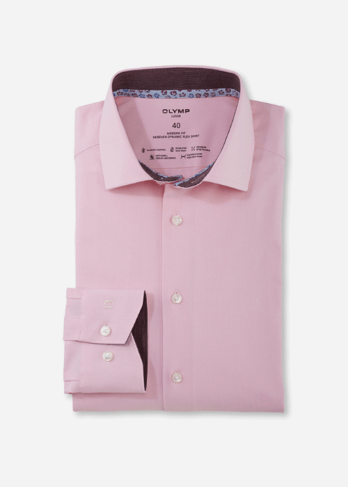 Chemise OLYMP rose - Georgespaul