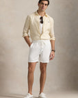 Chemise Ralph Lauren beige en lin pour homme | Georgespaul 