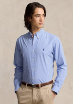 Charger l&#39;image dans la galerie, Chemise Ralph Lauren bleue à carreaux stretch
