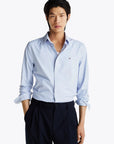 Chemise Tommy Hilfiger bleue pour homme | Georgespaul 