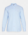 Chemise Tommy Hilfiger bleue en coton bio - Georgespaul