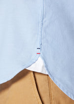 Charger l&#39;image dans la galerie, Chemise Tommy Hilfiger bleue en coton bio | Georgespaul
