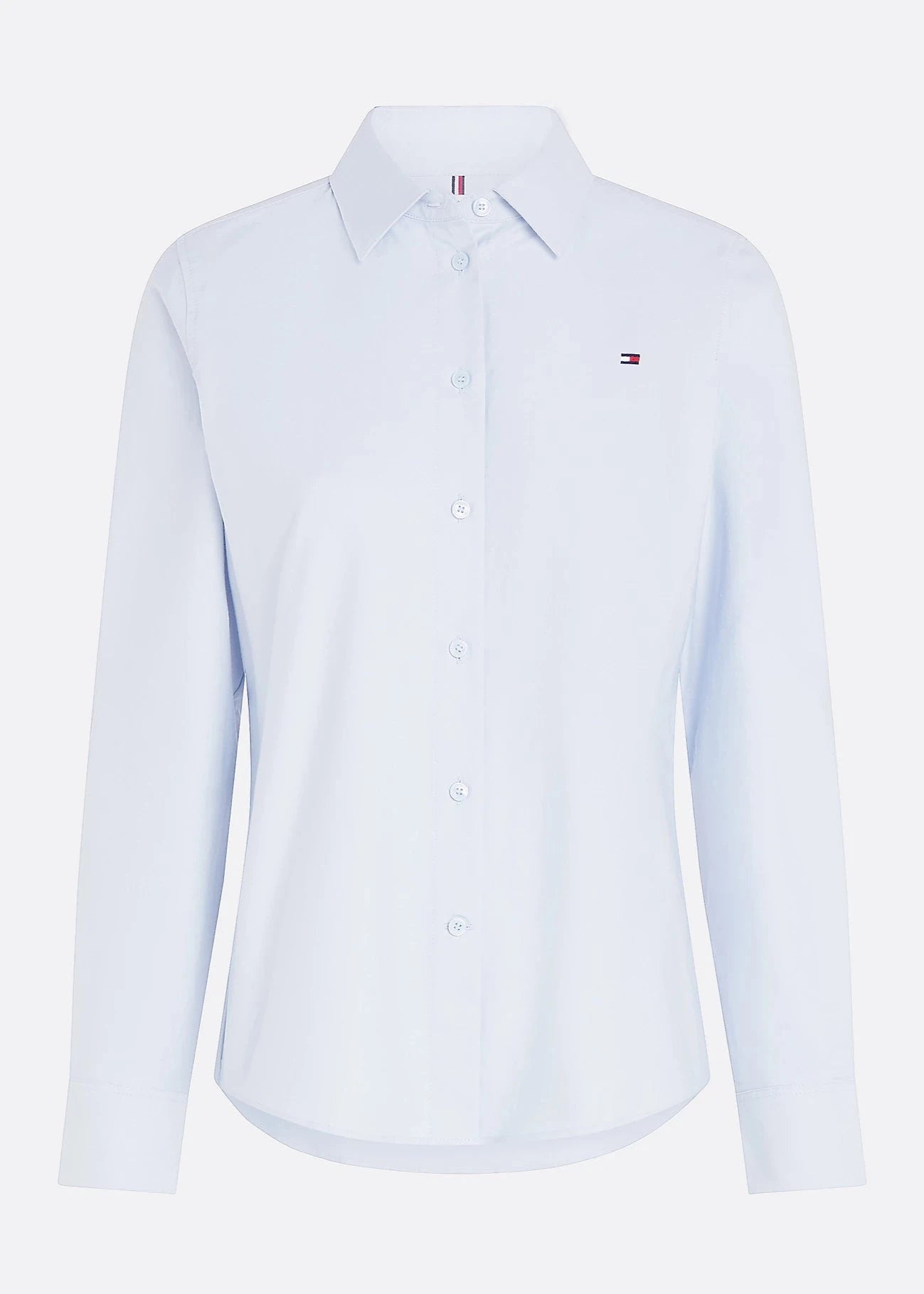 Chemise Tommy Hilfiger droite bleue pour femme | Georgespaul