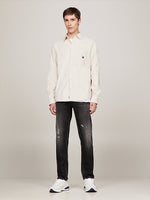 Charger l&#39;image dans la galerie, Chemise Tommy Jeans beige en coton bio | Georgespaul
