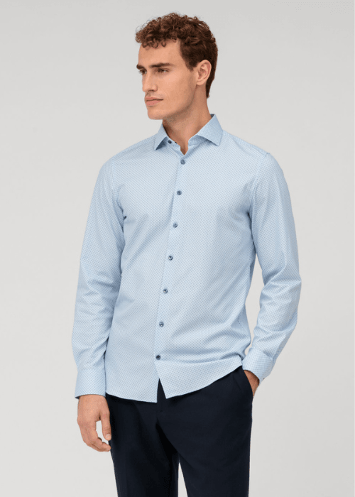 Chemise OLYMP bleue - Georgespaul