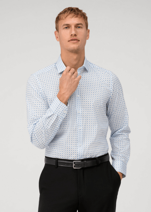 Chemise OLYMP bleue - Georgespaul